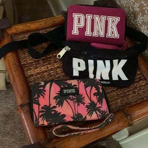 PINK Victoria’s Secret Wristlets and Fanny Pack!😀